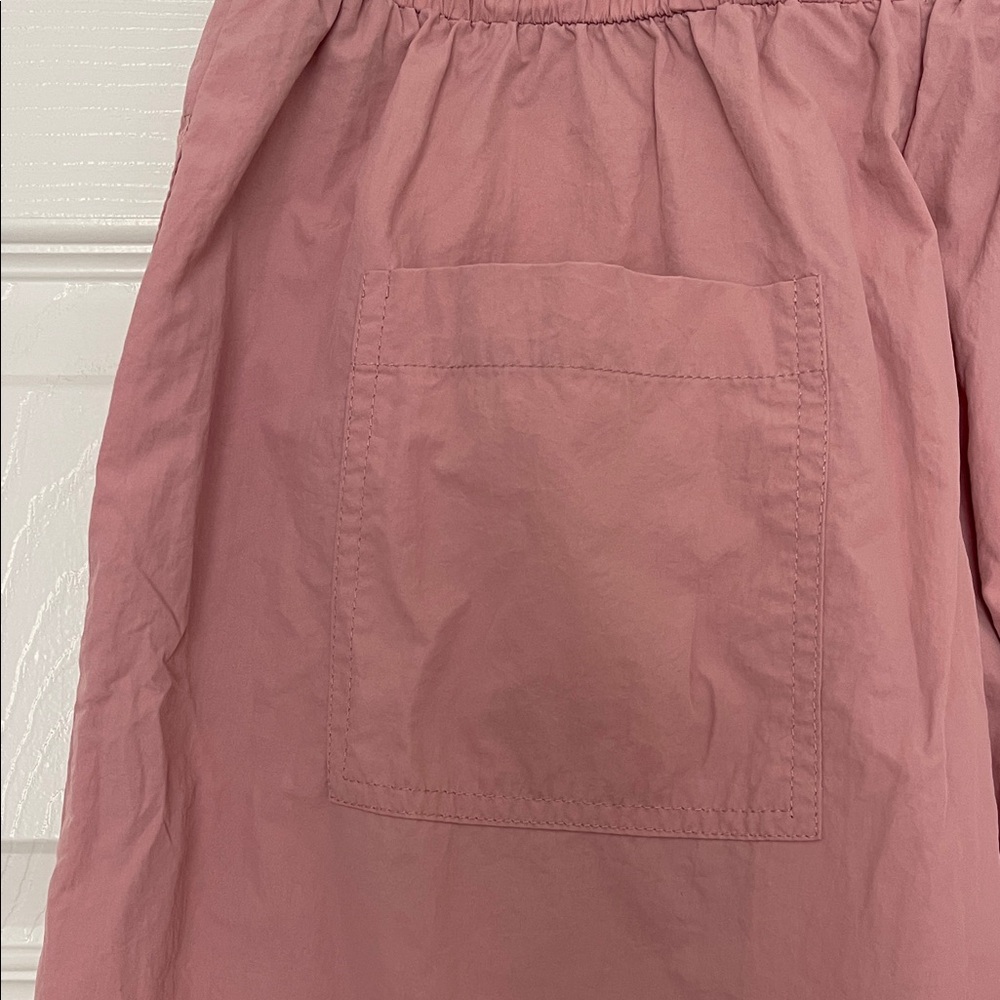 Dusty Pink Cropped Cargo Jogger Pants - Picture 8 of 11